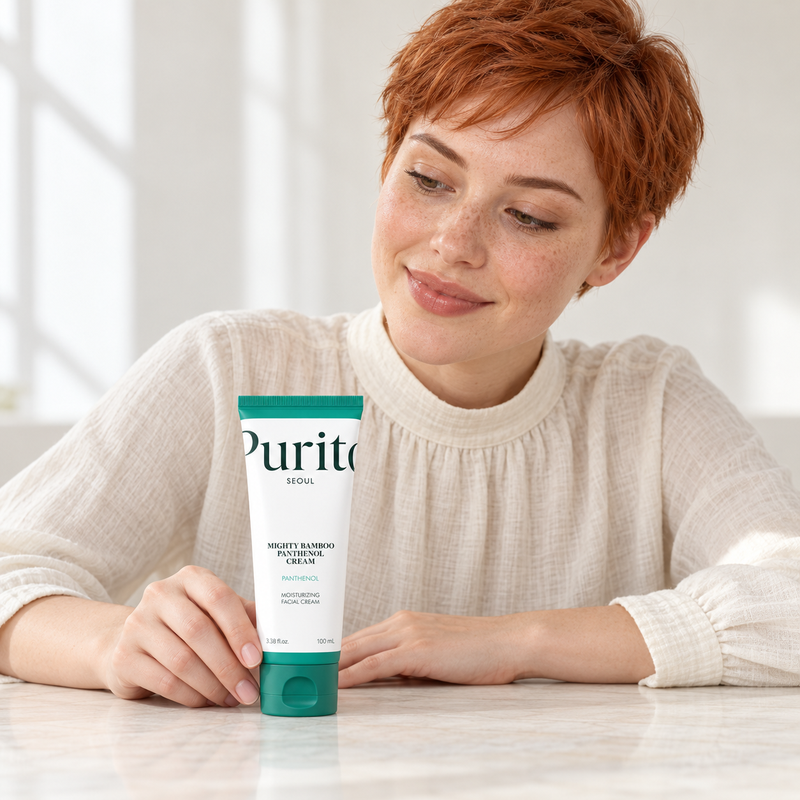 PURITO SEOUL Mighty Bamboo Panthenol Cream — 100 ml - Image 2