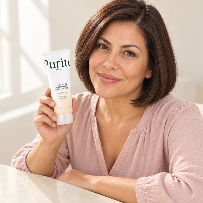 PURITO SEOUL Oat-in Gentle Exfoliating Face Cleanser — 150 ml - Image 2