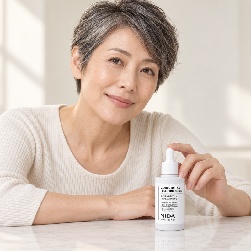 NIDA Alpha-Arbutin TXA Pure Tone Serum — 50 ml - Image 2